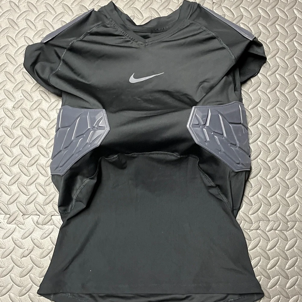 Nike Pro Hyperstrong 4 Pad Men's Football Top Black AQ2733-010 Size XL G… - Picture 4 of 5